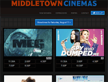 Tablet Screenshot of newmiddletowncinemas.com